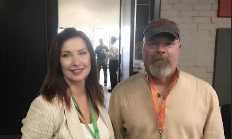 Entropy’s CEO, Tami Fitzpatrick and MythBusters, Jamie Hyneman SOFWERX USSOCOM S&T Special Reconnaissance Rapid Prototyping event.