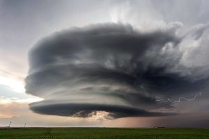 Amazing supercell storm